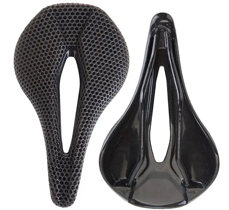 3D Printing Bike Saddle Bicycle Breathable Hollow Carbon Fiber 3D Print Bicycle Saddle