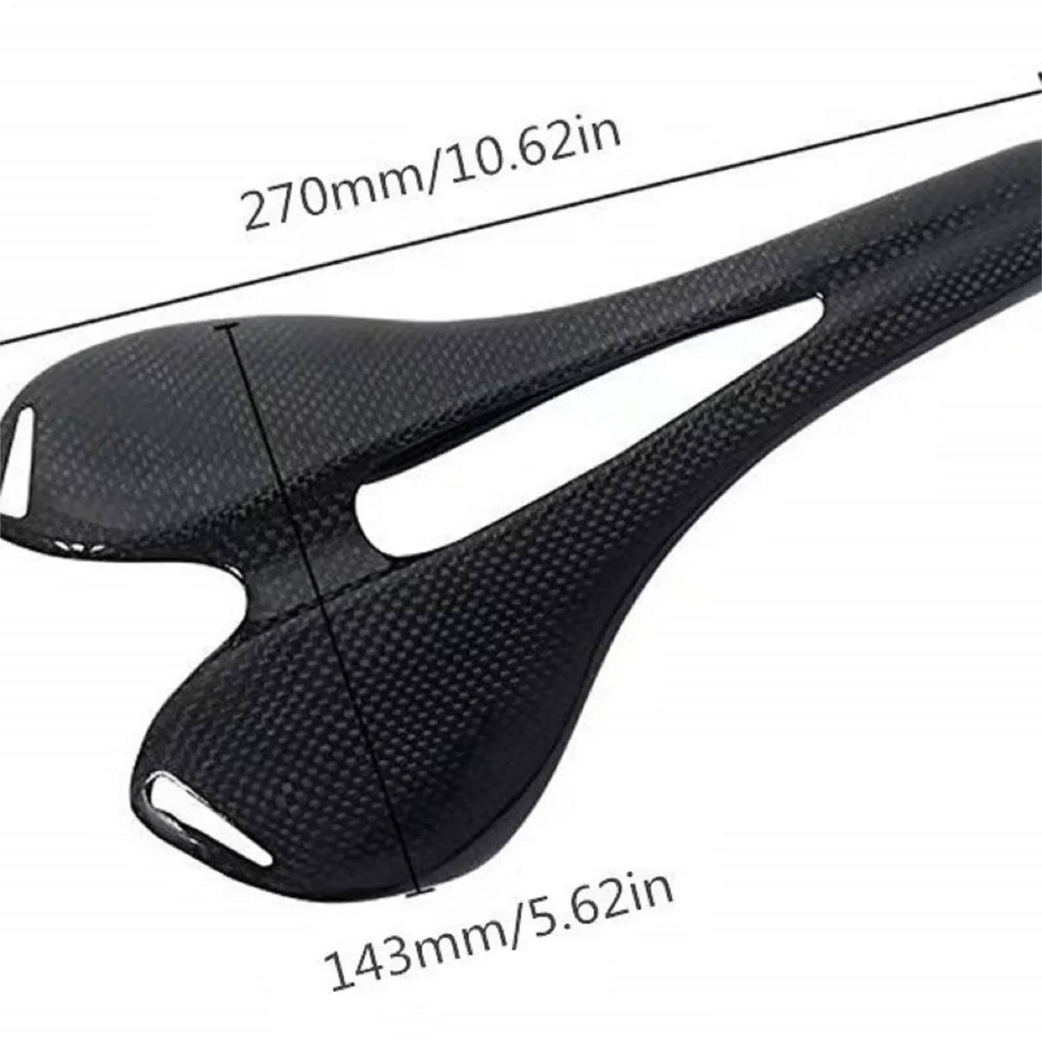 Factory Direct 3K Full Carbon Fiber MTB Road Bike Hollow Ultralight Saddle