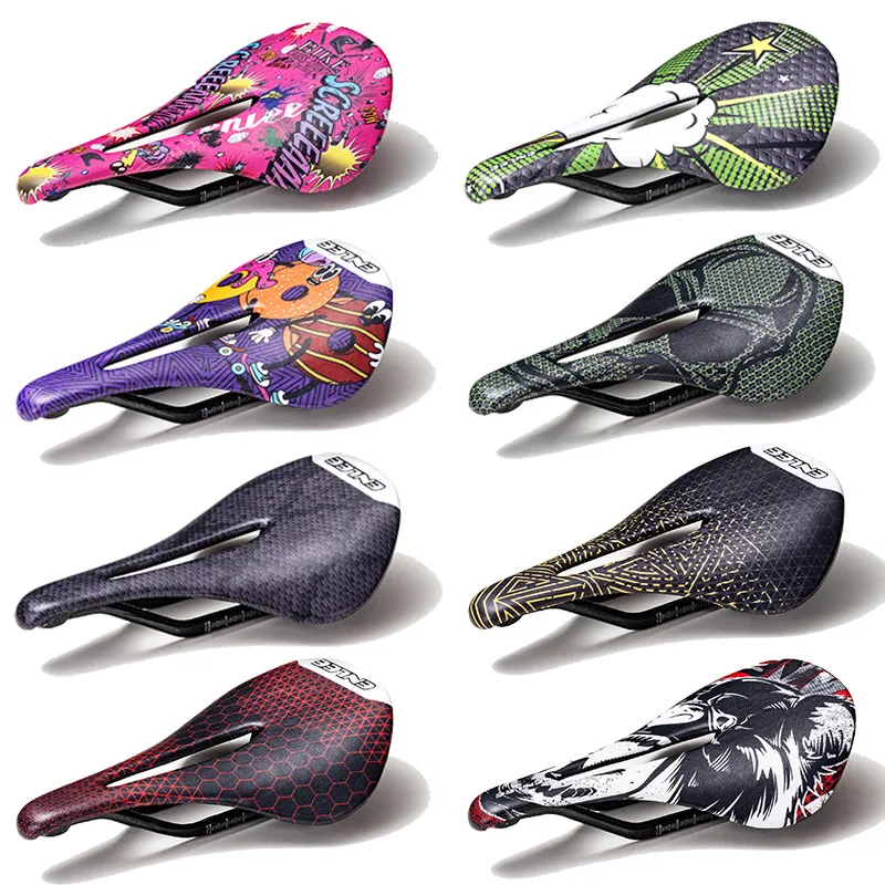 Factory Direct Sale Colorful Carbon Fiber Mountain Bike Saddle