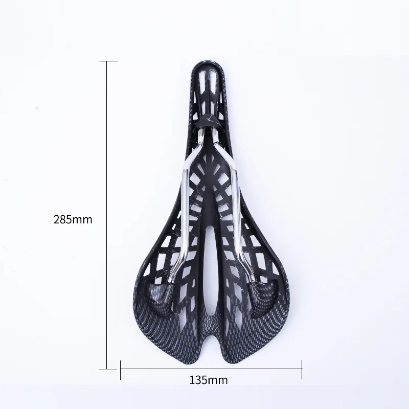 Factory Wholesale Spider Carbon Fiber Textured Ultralight Mountain Bike Saddle