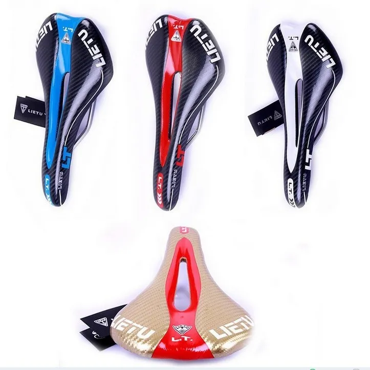 Lightweight Factory Wholesale Mountain Bike Carbon Fiber Textured Saddle