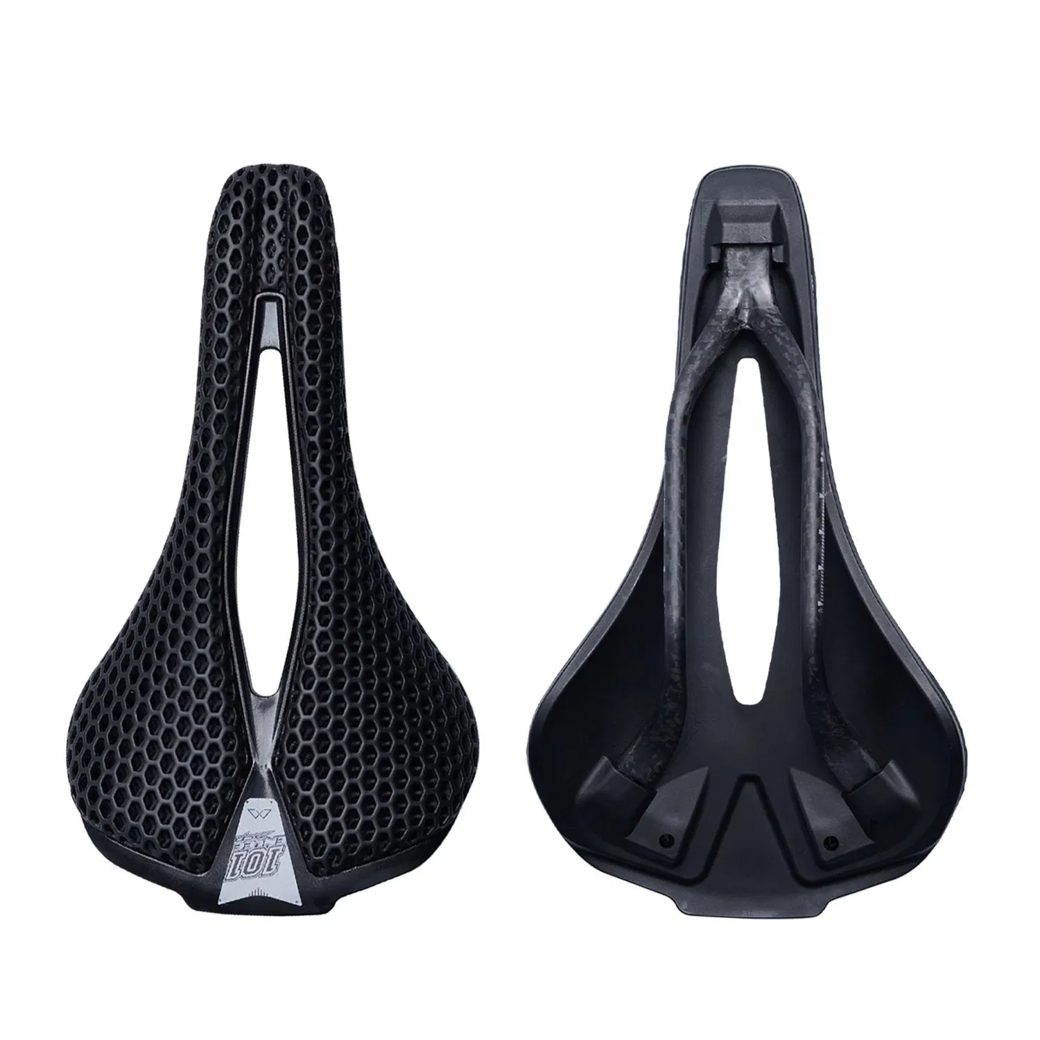 OEM 3D Technology Printed Nylon Carbon Fiber Road Mountain Bike Honeycomb Saddle