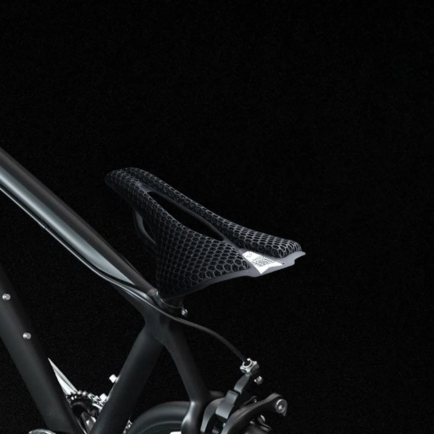 OEM 3D Technology Printed Nylon Carbon Fiber Road Mountain Bike Honeycomb Saddle