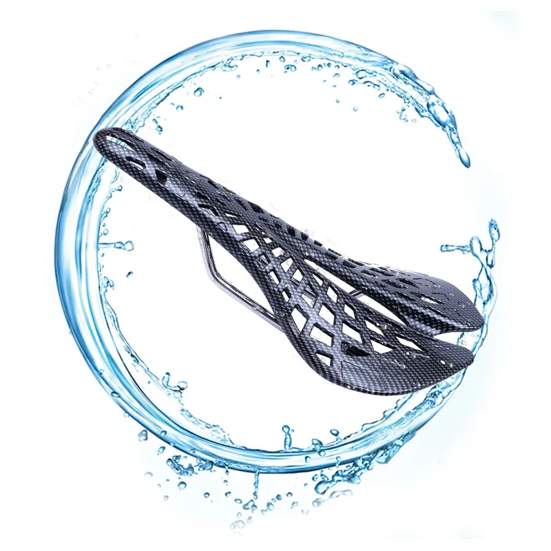 OEM Spider Carbon Fiber Textured Ultralight Mountain Bike Saddle