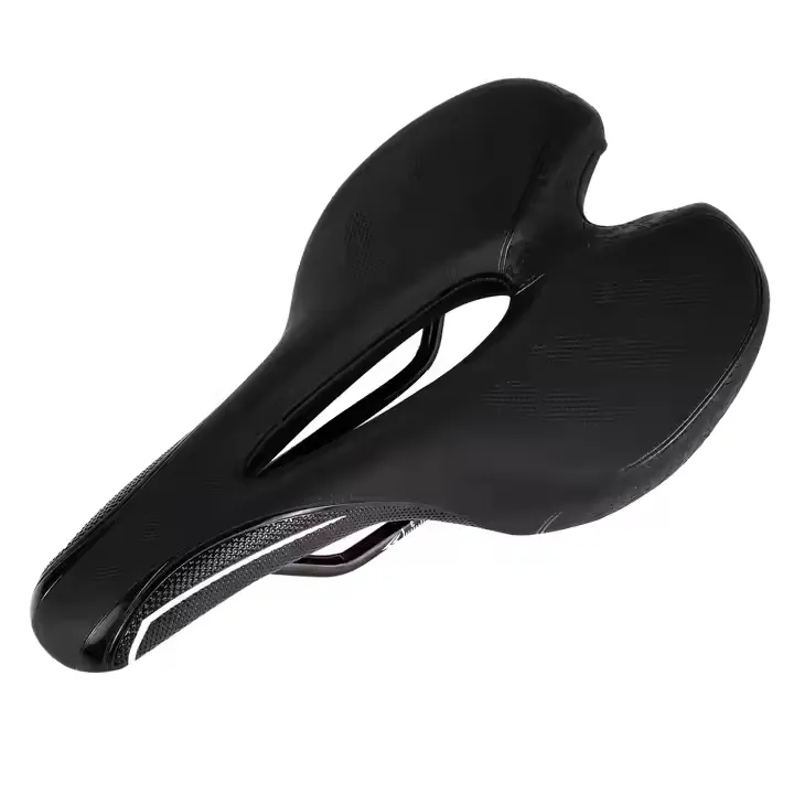 Professional Bicycle Touring PU Leather Bicycle Saddle for MTB