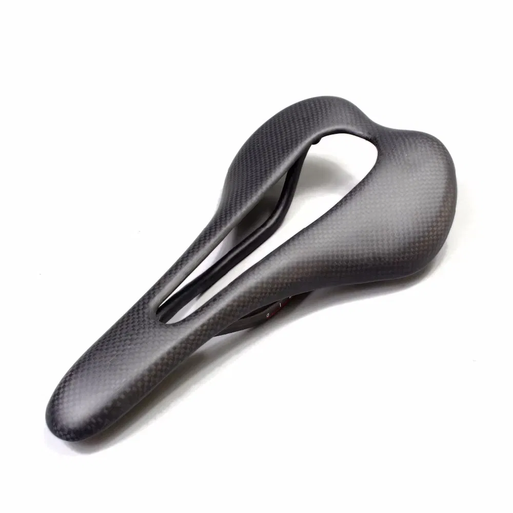 Road Bike Carbon Fiber Bicycle Saddle 3K Matte Lightweight Carbon Bike Saddle