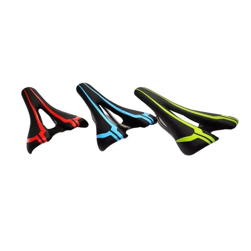 Ultra-Light Hollow MTB Road Bicycle Saddle Carbon Fiber Lightweight Breathable Bike Saddle